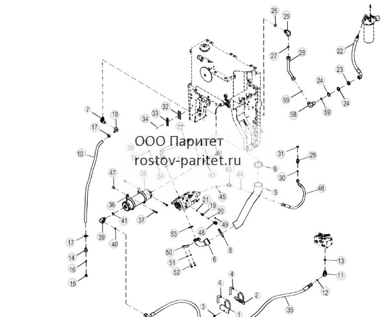 Трубопроводы главной гидросистемы (Grade Pro) ( - 676566) - ST163391 521.jpg